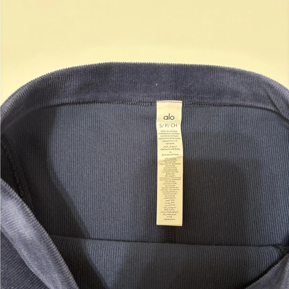 ALO Yoga Navy Blue Mini Skirt